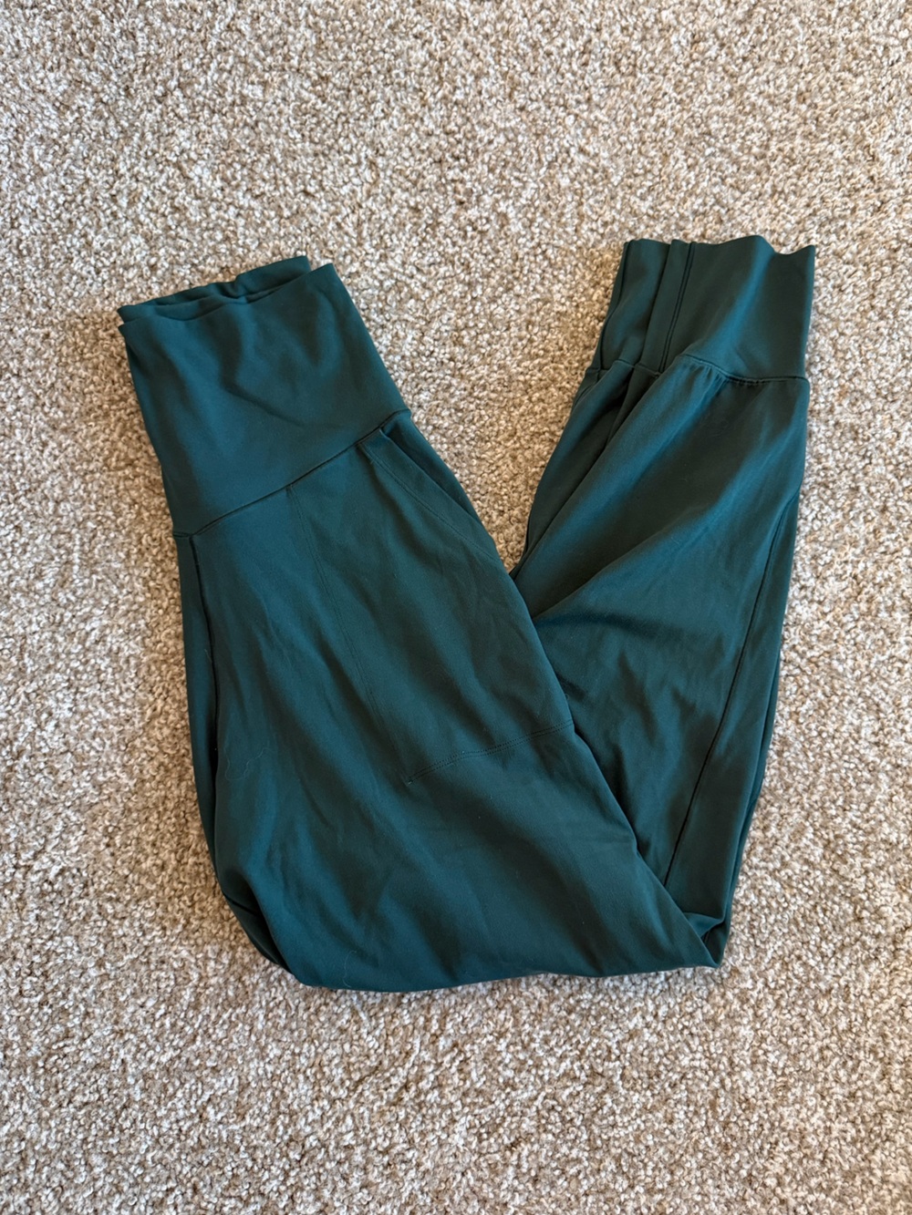 Offline by aerie Real Me Dark Green Track Joggers SZ Small